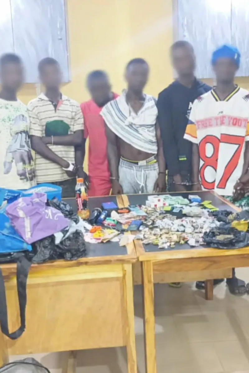 Kintampo Police Arrest 11 Suspects in Drug Operation
